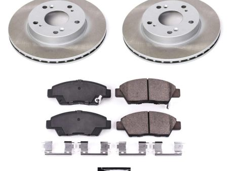 Power Stop 11-15 Honda CR-Z Front Semi-Coated Rotor Kit Online now