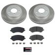 Power Stop 02-07 Jeep Liberty Front Semi-Coated Rotor Kit Supply