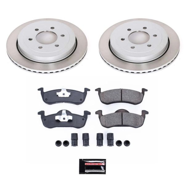 Power Stop 07-09 Lincoln Navigator Front Semi-Coated Rotor Kit For Sale