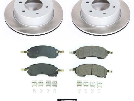 Power Stop 21-23 Ford Bronco Rear Semi-Coated Rotor Kit Sale