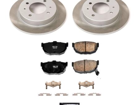 Power Stop 97-01 Hyundai Tiburon Rear Semi-Coated Rotor Kit Online Hot Sale