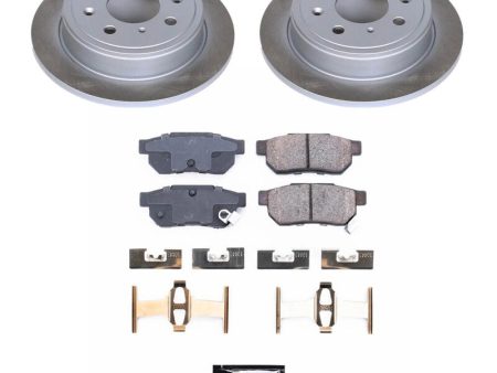 Power Stop 88-91 Honda Prelude Rear Semi-Coated Rotor Kit Cheap