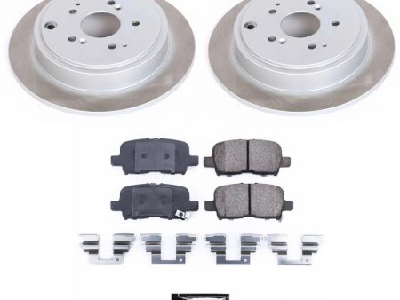 Power Stop 03-08 Honda Pilot Rear Semi-Coated Rotor Kit Supply