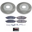 Power Stop 05-07 Nissan TITAN Front Semi-Coated Rotor Kit For Discount