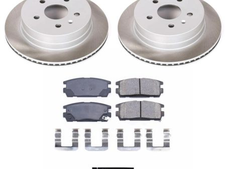 Power Stop 10-17 GMC Terrain Rear Semi-Coated Rotor Kit For Cheap