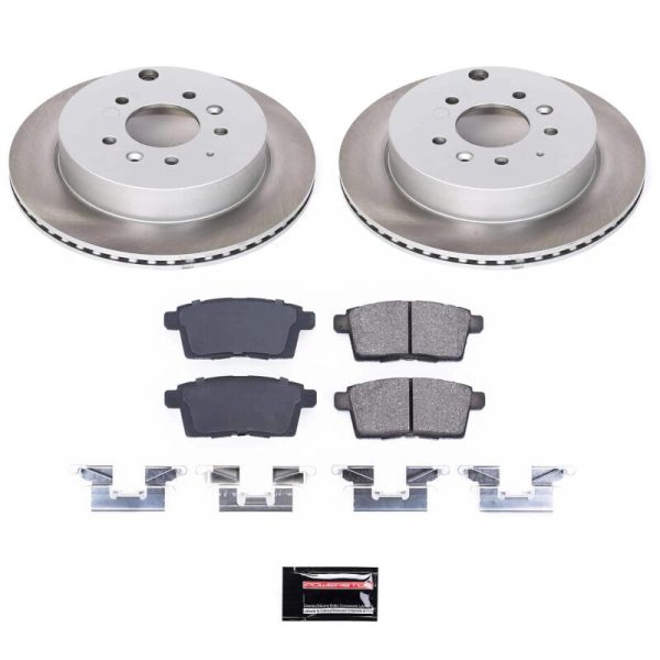 Power Stop 07-12 Mazda CX-7 Rear Semi-Coated Rotor Kit For Discount