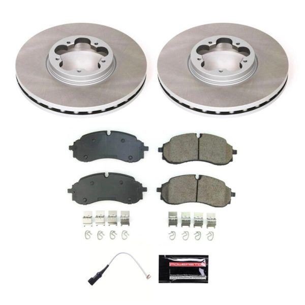 Power Stop 22-23 Ford Transit-350 Front Semi-Coated Rotor Kit Discount