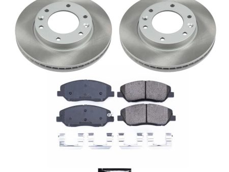 Power Stop 2014 Kia Sedona Front Semi-Coated Rotor Kit For Discount