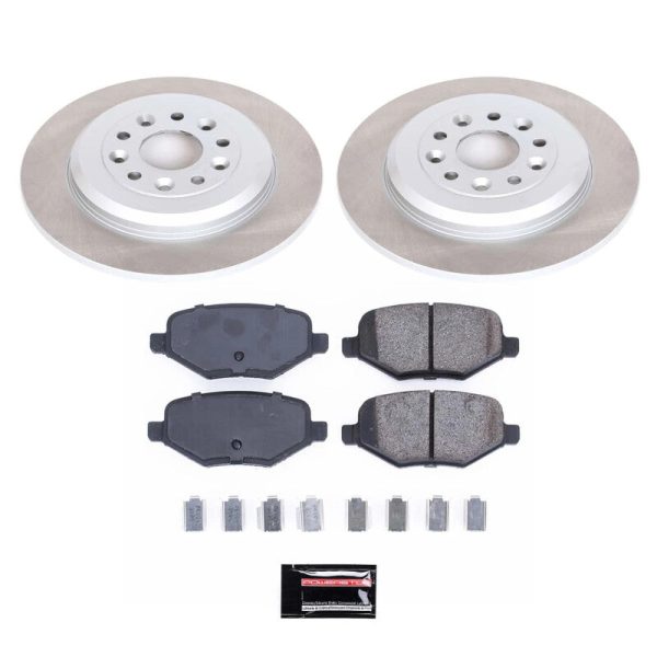 Power Stop 13-15 Lincoln MKX Rear Semi-Coated Rotor Kit Online now