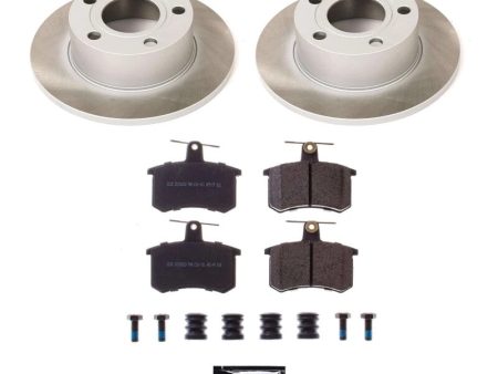 Power Stop 95-98 Audi A6 Quattro Rear Semi-Coated Rotor Kit Cheap