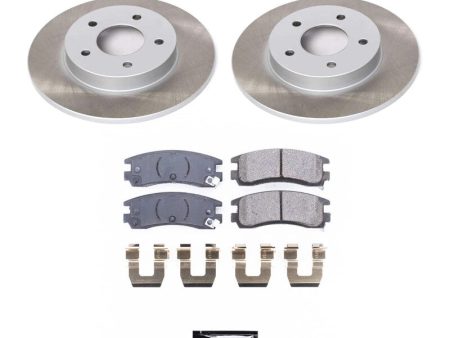 Power Stop 00-05 Pontiac Bonneville Rear Semi-Coated Rotor Kit Hot on Sale