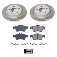 Power Stop 04-13 Mazda 3 Rear Semi-Coated Rotor Kit Fashion