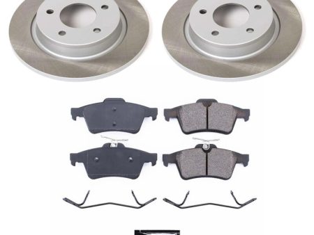 Power Stop 04-13 Mazda 3 Rear Semi-Coated Rotor Kit Fashion