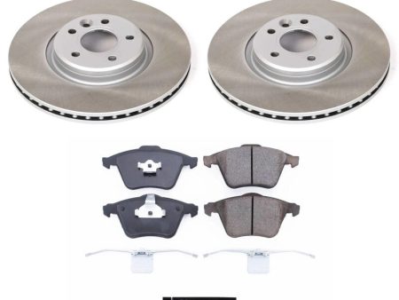 Power Stop 05-11 Volvo V50 Front Semi-Coated Rotor Kit For Cheap