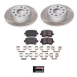 Power Stop 2010 Volkswagen Golf Rear Semi-Coated Rotor Kit Online now