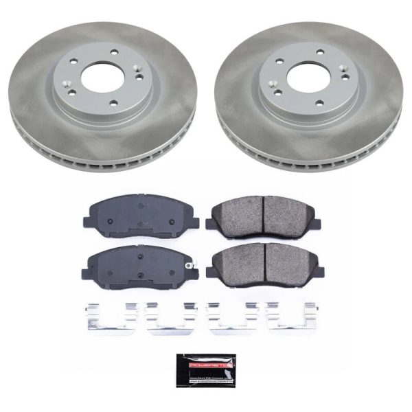 Power Stop 07-09 Hyundai Santa Fe Front Semi-Coated Rotor Kit Sale