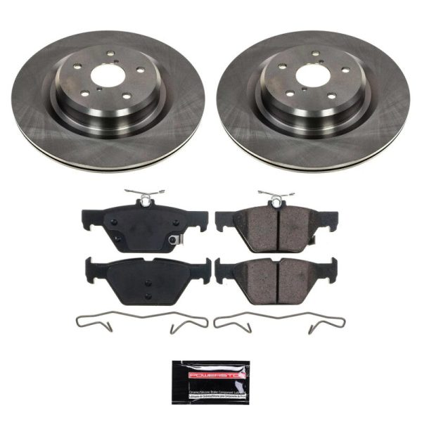 Power Stop 19-20 Subaru Ascent Rear Semi-Coated Rotor Kit Online Hot Sale