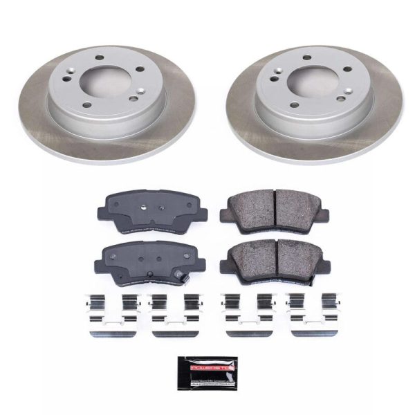 Power Stop 14-16 Kia Soul Rear Semi-Coated Rotor Kit Online