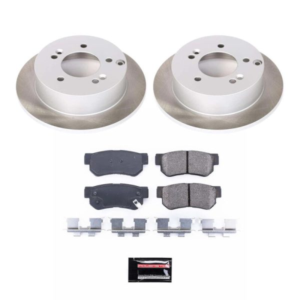 Power Stop 05-10 Kia Sportage Rear Semi-Coated Rotor Kit Cheap