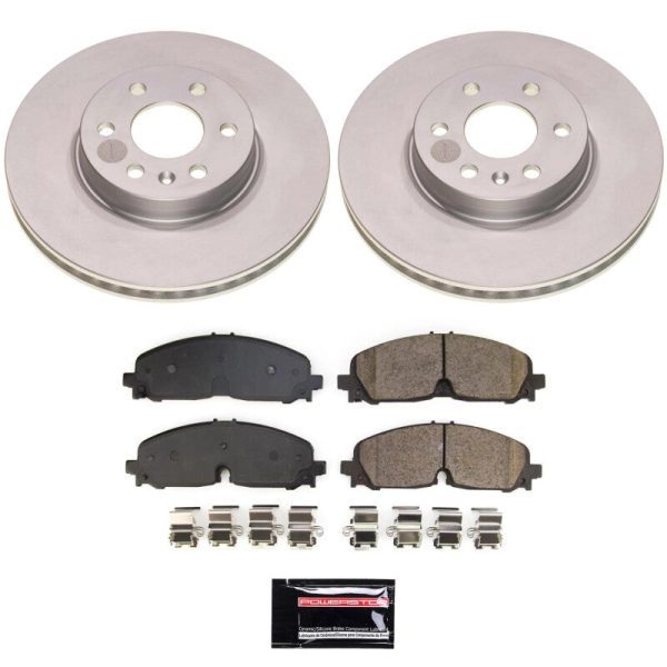 Power Stop 21-22 Chevrolet Colorado Front Z17 Coated Brake Kit Online now