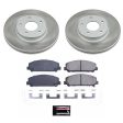 Power Stop 17-22 Nissan TITAN Front Semi-Coated Rotor Kit Supply