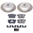 Power Stop 12-15 Honda Crosstour Rear Semi-Coated Rotor Kit Supply