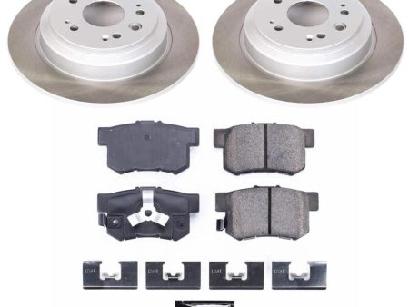 Power Stop 12-15 Honda Crosstour Rear Semi-Coated Rotor Kit Supply