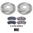 Power Stop 01-05 Pontiac Aztek Front Semi-Coated Rotor Kit Hot on Sale