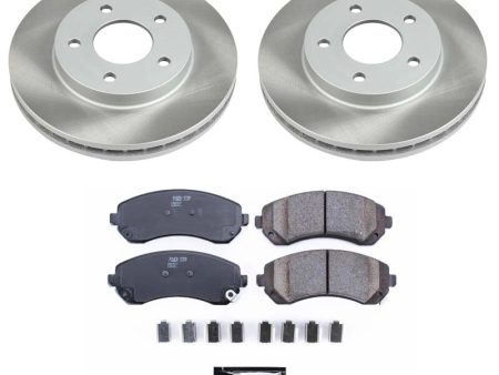 Power Stop 01-05 Pontiac Aztek Front Semi-Coated Rotor Kit Hot on Sale