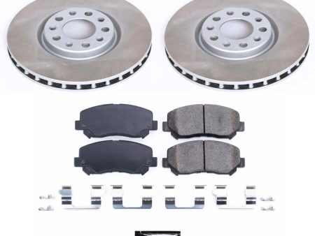 Power Stop 13-16 Dodge Dart Front Semi-Coated Rotor Kit Fashion