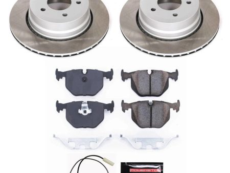 Power Stop 2008 BMW 535xi Rear Semi-Coated Rotor Kit Fashion