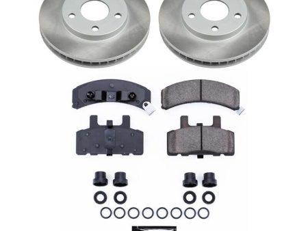 Power Stop 90-92 Cadillac Fleetwood Front Semi-Coated Rotor Kit Online Hot Sale