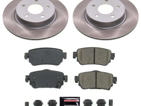 Power Stop 19-21 Nissan Rogue Sport Rear Semi-Coated Rotor Kit Hot on Sale