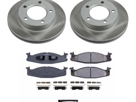 Power Stop 94-96 Ford F-150 Front Semi-Coated Rotor Kit Online Hot Sale