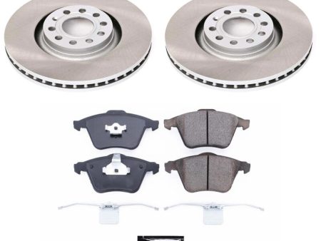 Power Stop 01-05 Audi Allroad Quattro Front Semi-Coated Rotor Kit on Sale