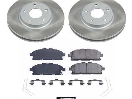 Power Stop 11-17 Nissan Quest Front Semi-Coated Rotor Kit Cheap