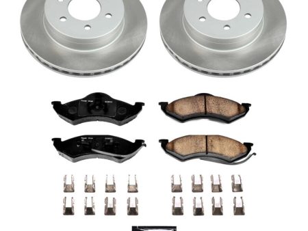 Power Stop 98-99 Dodge Durango Front Semi-Coated Rotor Kit For Discount