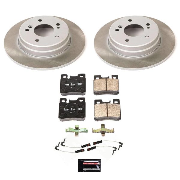 Power Stop 90-92 Mercedes-Benz 300TE Rear Semi-Coated Rotor Kit Online Hot Sale