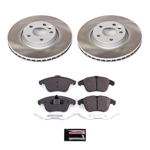 Power Stop 08-16 Volvo XC70 Front Semi-Coated Rotor Kit For Cheap