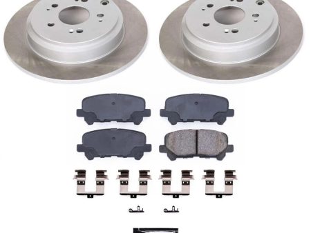 Power Stop 09-11 Honda Pilot Rear Semi-Coated Rotor Kit Sale