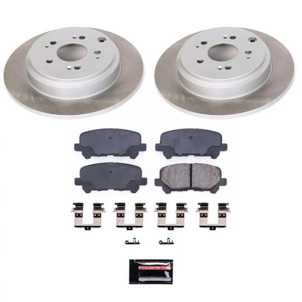 Power Stop 09-11 Honda Pilot Rear Semi-Coated Rotor Kit Sale