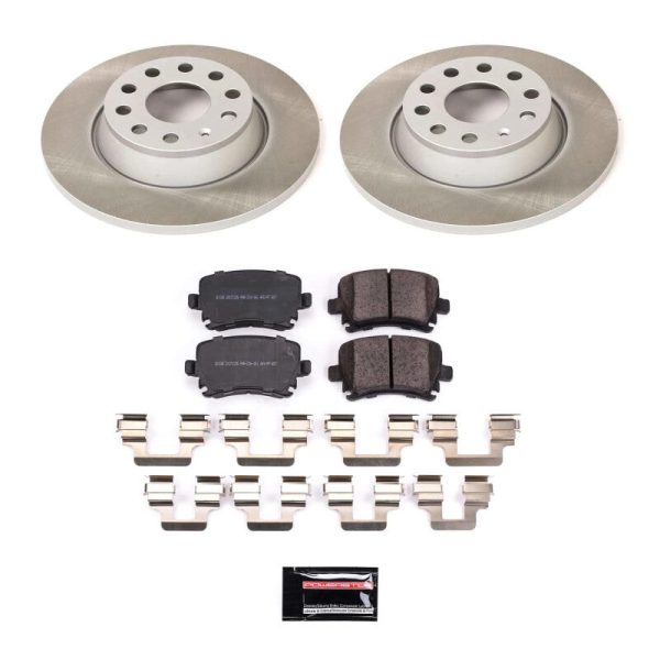 Power Stop 09-10 Volkswagen Tiguan Rear Semi-Coated Rotor Kit Discount