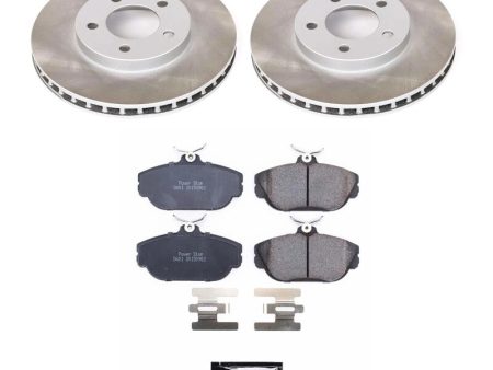 Power Stop 94-00 Mercury Sable Front Semi-Coated Rotor Kit Supply