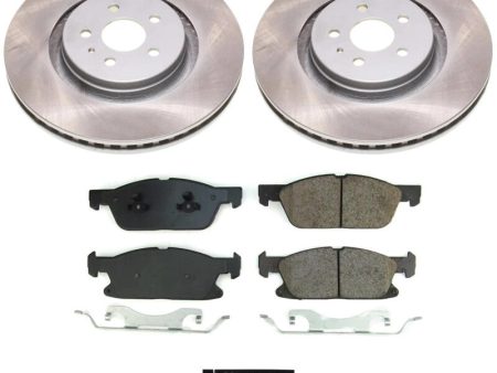 Power Stop 17-20 Lincoln MKZ Front Semi-Coated Rotor Kit Discount