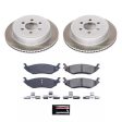 Power Stop 2003 Dodge Durango Rear Semi-Coated Rotor Kit For Discount