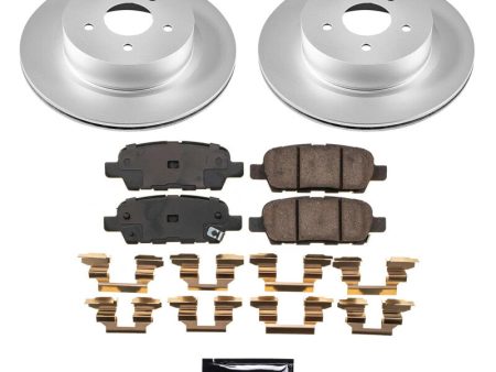 Power Stop 20-22 Cadillac CT4 Front Z17 Coated Brake Kit Fashion