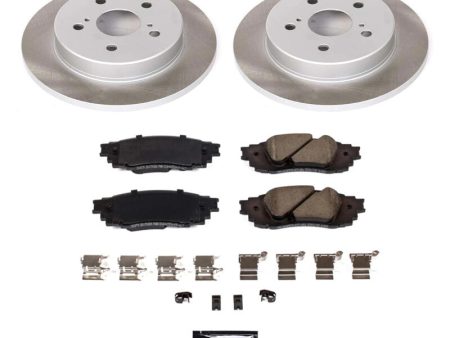 Power Stop 21-23 Toyota Venza Rear Semi-Coated Rotor Kit Online