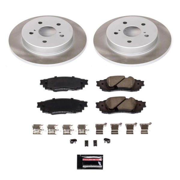 Power Stop 21-23 Toyota Venza Rear Semi-Coated Rotor Kit Online