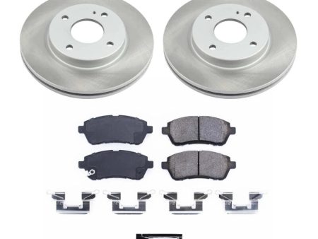 Power Stop 11-19 Ford Fiesta Front Semi-Coated Rotor Kit Cheap