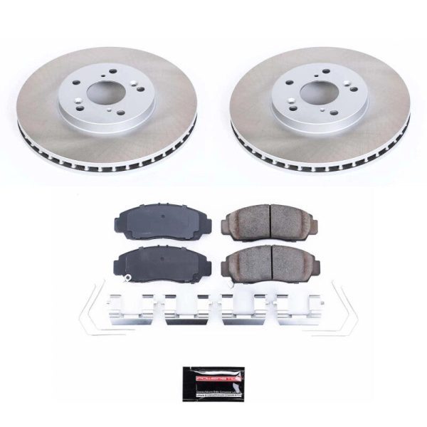 Power Stop 11-12 Honda Accord Front Semi-Coated Rotor Kit Online Sale